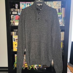 Abercrombie & Fitch 3/4 Button Neck Sweater Pullover